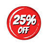 25% off
